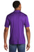 Sport-Tek ST550 Mens Competitor Moisture Wicking Short Sleeve Polo Shirt Purple Back