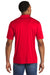 Sport-Tek ST550 Mens Competitor Moisture Wicking Short Sleeve Polo Shirt Red Back