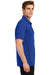 Sport-Tek ST620 Mens Tough Moisture Wicking Short Sleeve Polo Shirt Royal Blue/Black Side