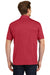 Sport-Tek ST630 Mens Tough Moisture Wicking Short Sleeve Polo Shirt Red Back