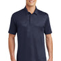 Sport-Tek Mens Tough Moisture Wicking Short Sleeve Polo Shirt - True Navy Blue