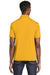 Sport-Tek ST640 Mens RacerMesh Moisture Wicking Short Sleeve Polo Shirt Gold Back