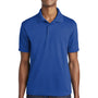 Sport-Tek Mens RacerMesh Moisture Wicking Short Sleeve Polo Shirt - True Royal Blue