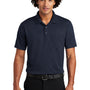 Sport-Tek Mens RacerMesh Moisture Wicking Short Sleeve Polo Shirt w/ Pocket - True Navy Blue