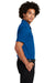 Sport-Tek ST640P Mens RacerMesh Moisture Wicking Short Sleeve Polo Shirt w/ Pocket Royal Blue Side