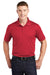 Sport-Tek ST650 Mens Sport-Wick Moisture Wicking Short Sleeve Polo Shirt Red Front