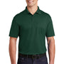 Sport-Tek Mens Sport-Wick Moisture Wicking Short Sleeve Polo Shirt w/ Pocket - Forest Green