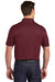 Sport-Tek ST651 Mens Sport-Wick Moisture Wicking Short Sleeve Polo Shirt w/ Pocket Maroon Back