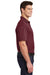 Sport-Tek ST651 Mens Sport-Wick Moisture Wicking Short Sleeve Polo Shirt w/ Pocket Maroon Side
