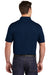 Sport-Tek ST651 Mens Sport-Wick Moisture Wicking Short Sleeve Polo Shirt w/ Pocket Navy Blue Back