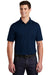 Sport-Tek ST651 Mens Sport-Wick Moisture Wicking Short Sleeve Polo Shirt w/ Pocket Navy Blue Front