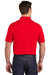 Sport-Tek ST651 Mens Sport-Wick Moisture Wicking Short Sleeve Polo Shirt w/ Pocket Red Back