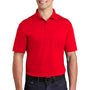 Sport-Tek Mens Sport-Wick Moisture Wicking Short Sleeve Polo Shirt w/ Pocket - True Red