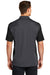 Sport-Tek ST652 Mens Sport-Wick Moisture Wicking Short Sleeve Polo Shirt Iron Grey/Black Back