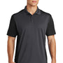 Sport-Tek Mens Sport-Wick Moisture Wicking Short Sleeve Polo Shirt - Iron Grey/Black