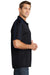 Sport-Tek ST653 Mens Sport-Wick Moisture Wicking Short Sleeve Polo Shirt Black/Royal Blue Side
