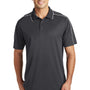 Sport-Tek Mens Sport-Wick Moisture Wicking Short Sleeve Polo Shirt - Iron Grey/White
