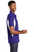 Sport-Tek ST655 Mens Sport-Wick Moisture Wicking Short Sleeve Polo Shirt Purple Side