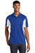 Sport-Tek ST655 Mens Sport-Wick Moisture Wicking Short Sleeve Polo Shirt Royal Blue Front