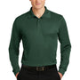 Sport-Tek Mens Sport-Wick Moisture Wicking Long Sleeve Polo Shirt - Forest Green
