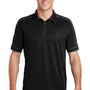 Sport-Tek Mens Sport-Wick Moisture Wicking Short Sleeve Polo Shirt - Black