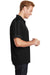 Sport-Tek ST659 Mens Sport-Wick Moisture Wicking Short Sleeve Polo Shirt Black Side