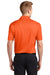 Sport-Tek ST660 Mens Heather Contender Moisture Wicking Short Sleeve Polo Shirt Orange Back