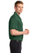 Sport-Tek ST660 Mens Heather Contender Moisture Wicking Short Sleeve Polo Shirt Forest Green Side