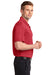 Sport-Tek ST660 Mens Heather Contender Moisture Wicking Short Sleeve Polo Shirt Red Side