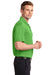 Sport-Tek ST660 Mens Heather Contender Moisture Wicking Short Sleeve Polo Shirt Turf Green Side