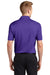 Sport-Tek ST660 Mens Heather Contender Moisture Wicking Short Sleeve Polo Shirt Purple Back