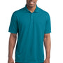 Sport-Tek Mens Micro-Mesh Moisture Wicking Short Sleeve Polo Shirt - Blue Wake