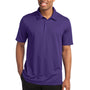 Sport-Tek Mens Active Mesh Moisture Wicking Short Sleeve Polo Shirt - Purple - Closeout