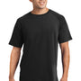 Sport-Tek Mens Ultimate Performance Moisture Wicking Short Sleeve Crewneck T-Shirt - Black