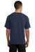 Sport-Tek ST700 Mens Ultimate Performance Moisture Wicking Short Sleeve Crewneck T-Shirt Navy Blue Back