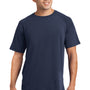 Sport-Tek Mens Ultimate Performance Moisture Wicking Short Sleeve Crewneck T-Shirt - True Navy Blue