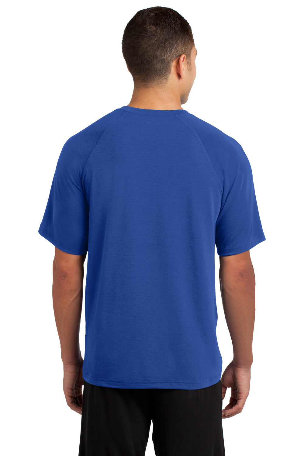Sport-Tek ST700 Mens Ultimate Performance Moisture Wicking Short Sleeve Crewneck T-Shirt Royal Blue Back