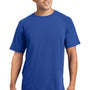 Sport-Tek Mens Ultimate Performance Moisture Wicking Short Sleeve Crewneck T-Shirt - True Royal Blue