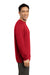 Sport-Tek ST700LS Mens Ultimate Performance Moisture Wicking Long Sleeve Crewneck T-Shirt Red Side