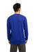 Sport-Tek ST700LS Mens Ultimate Performance Moisture Wicking Long Sleeve Crewneck T-Shirt Royal Blue Back