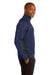 Sport-Tek ST851 Mens Sport-Wick Moisture Wicking 1/4 Zip Sweatshirt Navy Blue/Charcoal Grey Side