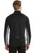 Sport-Tek ST854 Mens Sport-Wick Moisture Wicking 1/4 Zip Sweatshirt Black/Heather Charcoal Grey Back