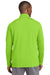 Sport-Tek ST860 Mens Sport-Wick Moisture Wicking 1/4 Zip Sweatshirt Lime Green Back