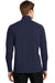 Sport-Tek ST861 Mens Sport-Wick Moisture Wicking 1/4 Zip Sweatshirt Navy Blue/Grey Back