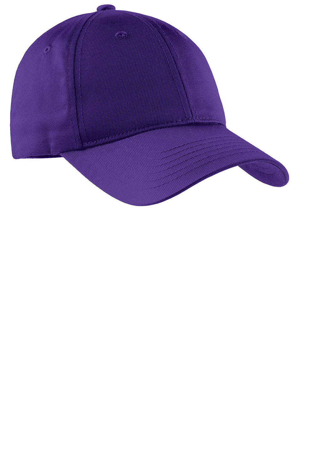 Sport-Tek STC10 Mens Dry Zone Moisture Wicking Adjustable Hat Purple Front