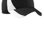 Sport-Tek Mens Dry Zone Moisture Wicking Adjustable Hat - Black/White