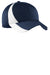 Sport-Tek STC11 Mens Dry Zone Moisture Wicking Adjustable Hat Navy Blue/White Front