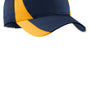 Sport-Tek Mens Dry Zone Moisture Wicking Adjustable Hat - True Navy Blue/Gold