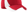 Sport-Tek Mens Dry Zone Moisture Wicking Adjustable Hat - True Red/White