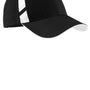 Sport-Tek Mens Dry Zone Moisture Wicking Adjustable Hat - Black/White